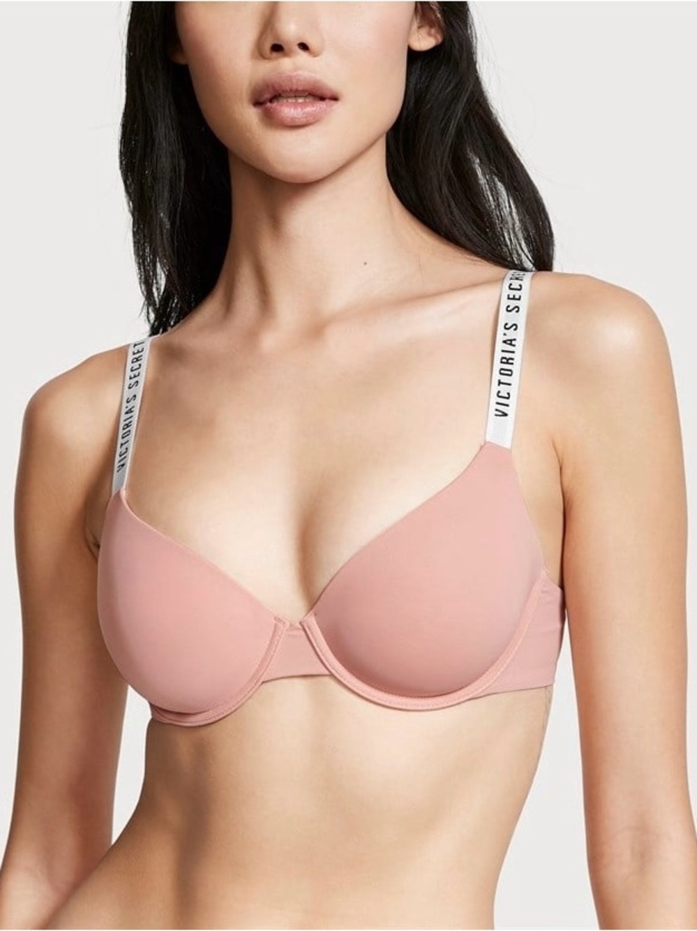 Victoria’s Secret T-shirt Lightly Lined Bra Misty Rose Pink Full Coverage 34B